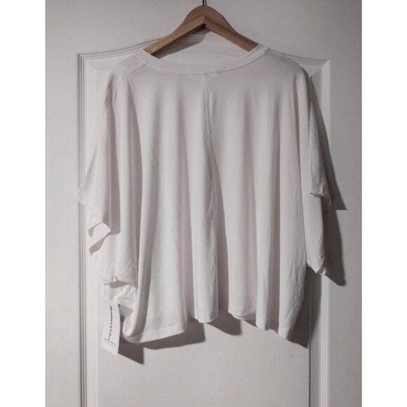 Athleta | Elemental Cropped Tee In White - Picture 5 of 14